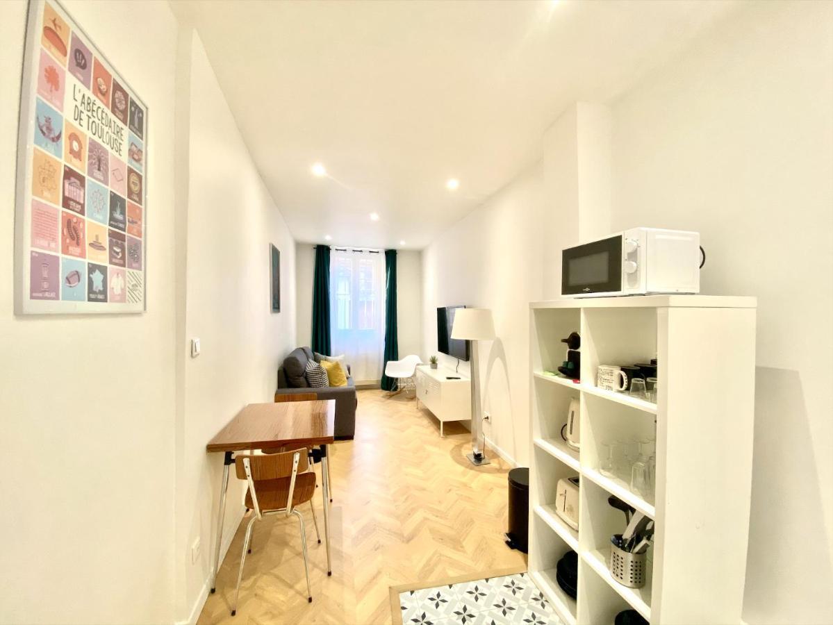 L'Escapade - Appartement Avec Chambre & Parking - Toulouse Centre Bagian luar foto